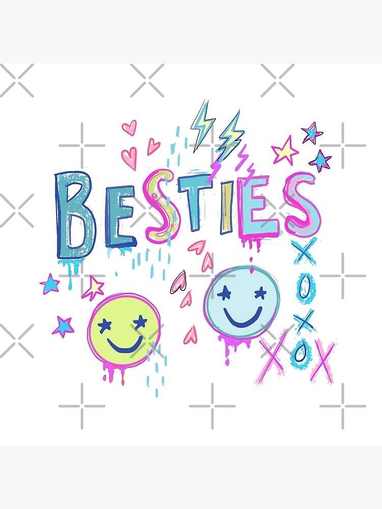 Preppy Art, Best Friends, Besties, Happy Face, Smiley Face, Choose