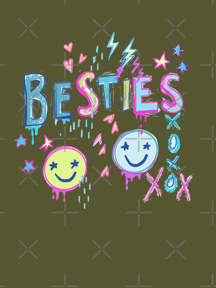 Preppy Art, Best Friends, Besties, Happy Face, Smiley Face, Choose