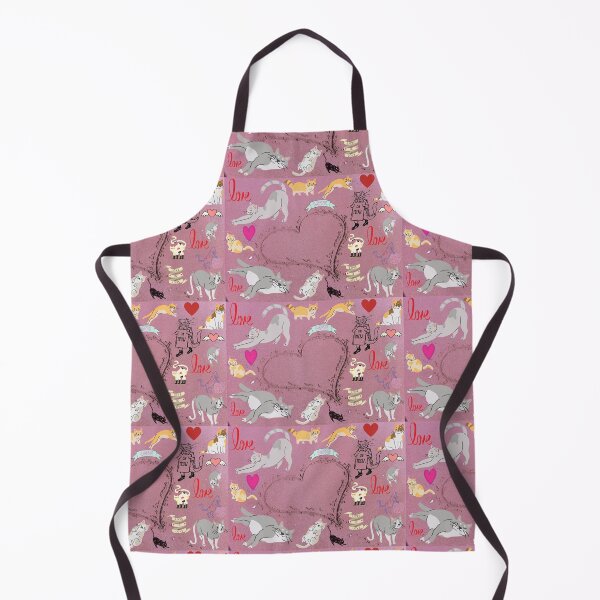 Item preview, Cats Love Meow in Pink designed and sold by Mamta Thakkar.