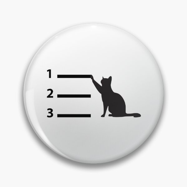 Item preview, Un Deux Trois Cat  T-Shirt designed and sold by Martimad.