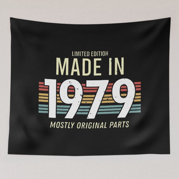 Item preview, Limited Edition Made In 1979 Mostly Original Parts - Funny Vintage Years Old Birthday Gifts. designed and sold by ALITOPRINCE.