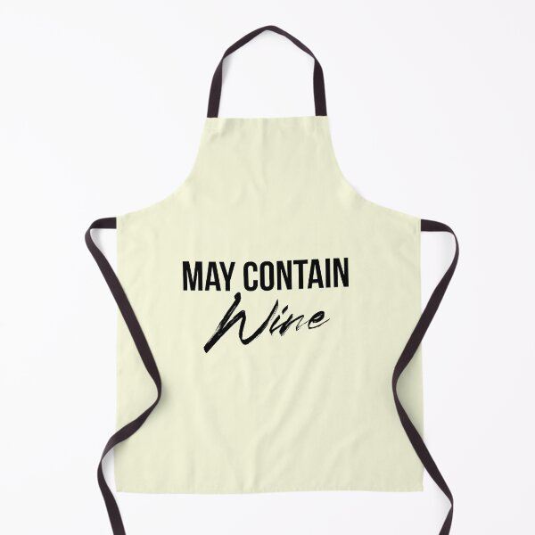 Item preview, May Contain Wine Funny Typography Artwork designed and sold by art-fox.