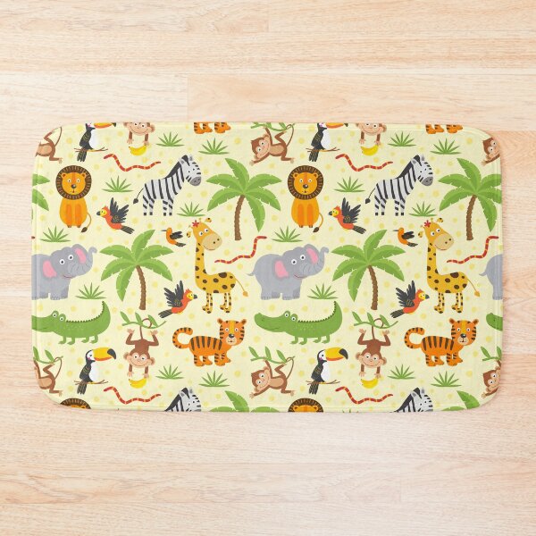 Item preview, Cute Animal In The Jungle Pattern designed and sold by PatternTale.