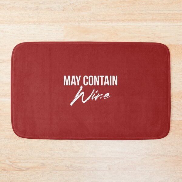 Item preview, May Contain Wine Red Funny Typography Artwork designed and sold by art-fox.