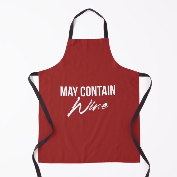 Item preview, May Contain Wine Red Funny Typography Artwork designed and sold by art-fox.