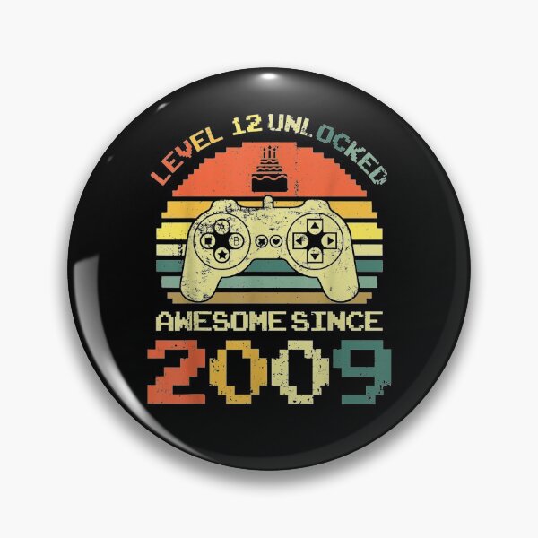 Artikelvorschau, Level 12 freigeschaltet Awesome seit 2009 Geburtstag Gamer 8bit entworfen und verkauft von sheilase.