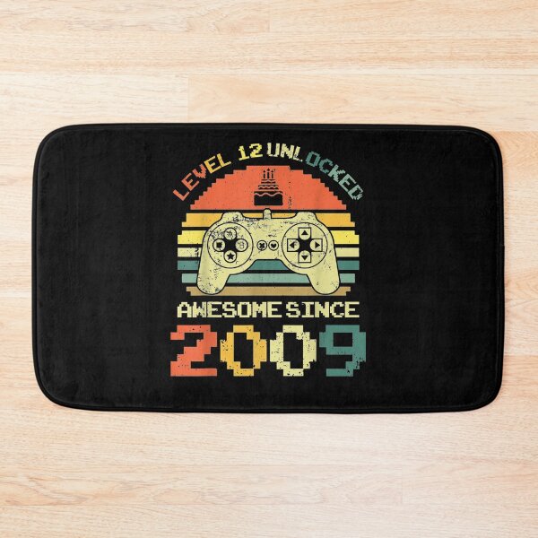 Item preview, Level 12 Unlocked Awesome Since 2009 Birthday Gamer 8bit  designed and sold by sheilase.
