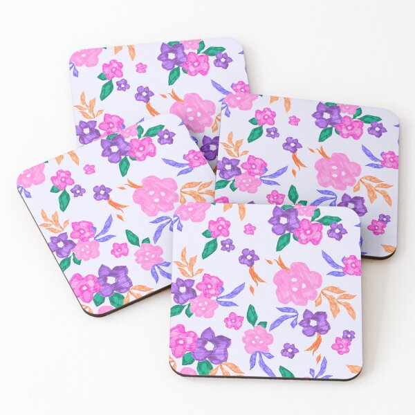 Item preview, Hand painted flowers designed and sold by Laura Caballero.