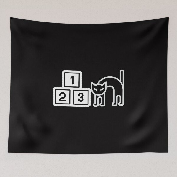 Item preview, Un Deux Trois Cat  T-Shirt designed and sold by Martimad.