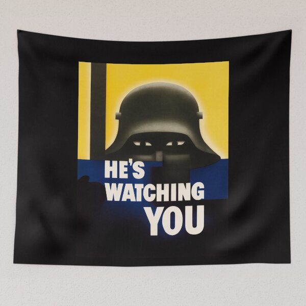 Item preview, He's Watching You - WW2 designed and sold by warishellstore.