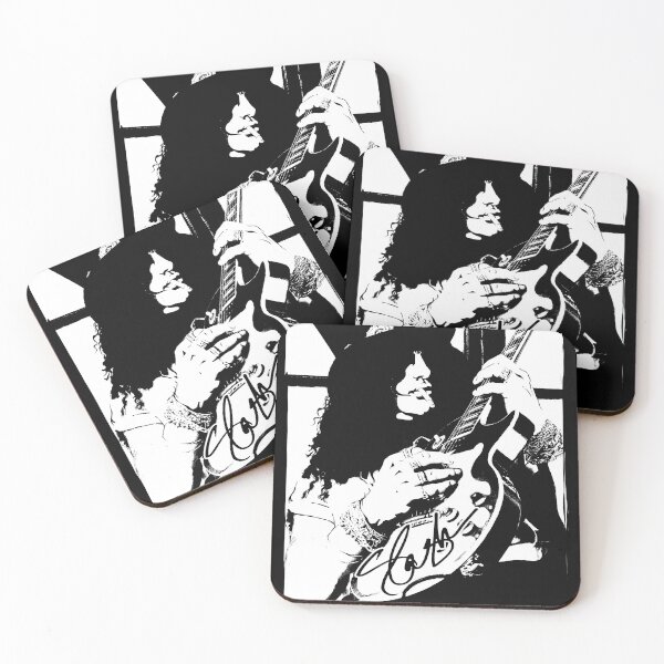 Item preview, Legendary Rock Band Member a.k.a Guitar GOD Black Ink Media Poster Vector Pop Art Black And White Artwork V2 designed and sold by SK22ART-DESIGN.