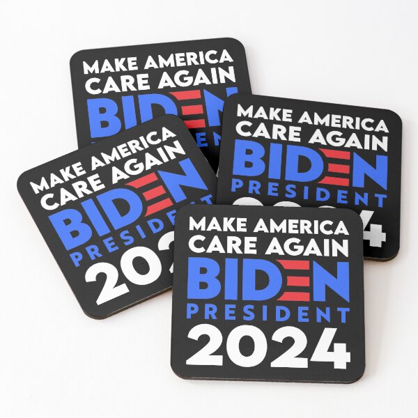 Item preview, Make America Care Again Biden President 2024 designed and sold by Cat Lady Designs.