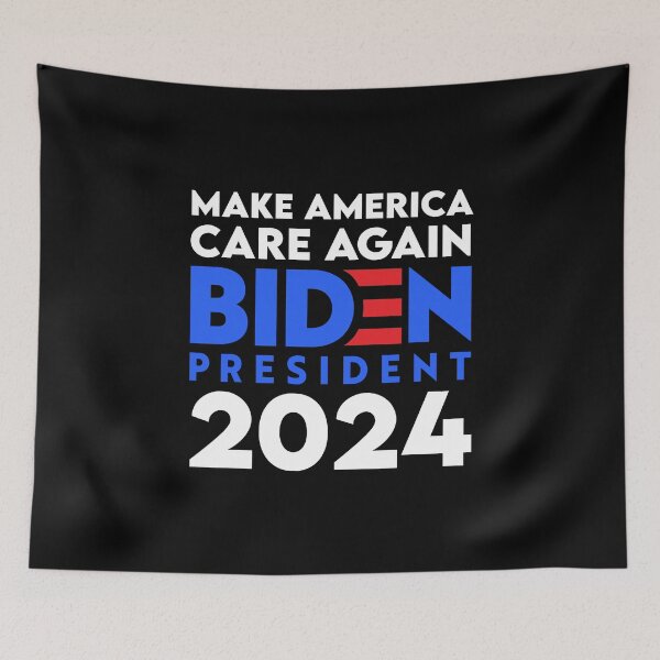 Item preview, Make America Care Again Biden President 2024 designed and sold by Cat Lady Designs.