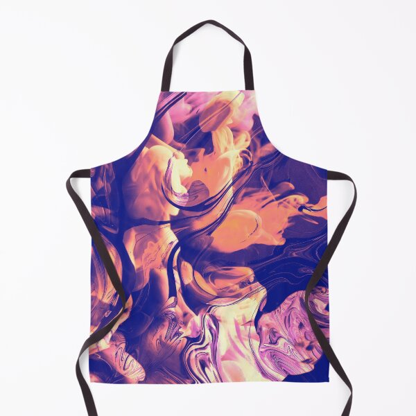 Item preview, “When Doves Cry” abstract, colored collage of underwater worlds and wave forms in purple, pink and violet designed and sold by N-o-r-d-l-y-s.