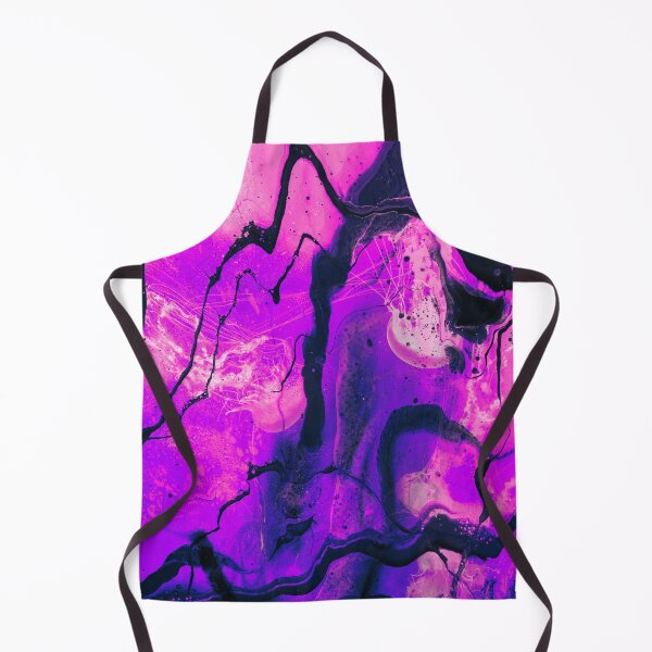 Item preview, “Purple Rain” abstract, colored collage of underwater worlds and wave forms in purple, pink, blue and violet designed and sold by N-o-r-d-l-y-s.