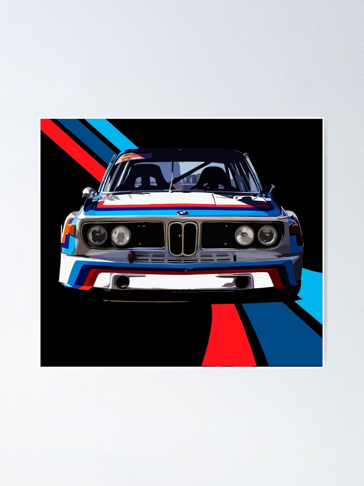 BMW M3 Retro Car Drift Poster – My Hot Posters