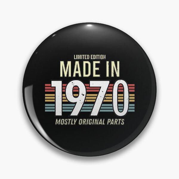Item preview, Limited Edition Made In 1970 Mostly Original Parts - Funny Vintage Years Old Birthday Gifts. designed and sold by ALITOPRINCE.