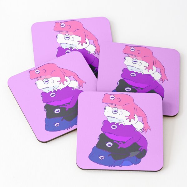 Item preview, Genderfluid Pride Frog Stack designed and sold by Josie Richey.