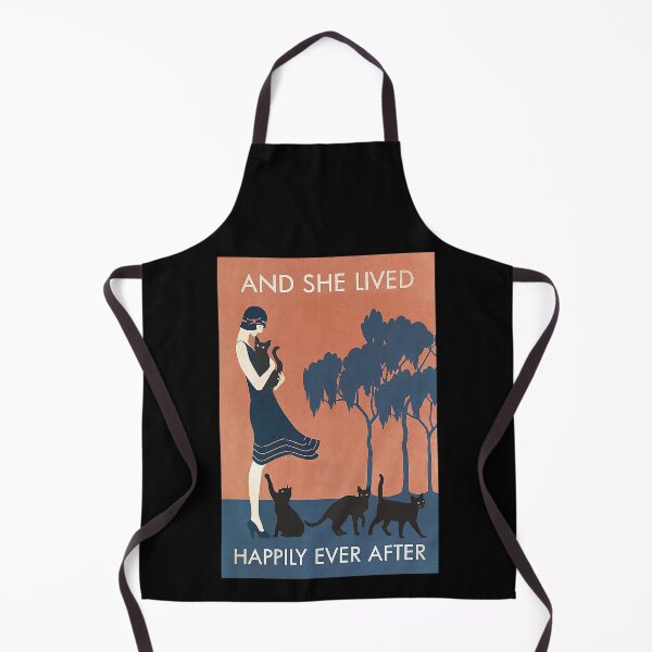 Item preview, Girl Lived Happily With Black Cat Vintage designed and sold by Douglafa.