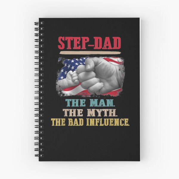 Item preview, Step Dad The Man The Myth The Bad Influence Flag Father Day  designed and sold by sheilase.