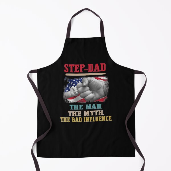 Item preview, Step Dad The Man The Myth The Bad Influence Flag Father Day designed and sold by sheilase.