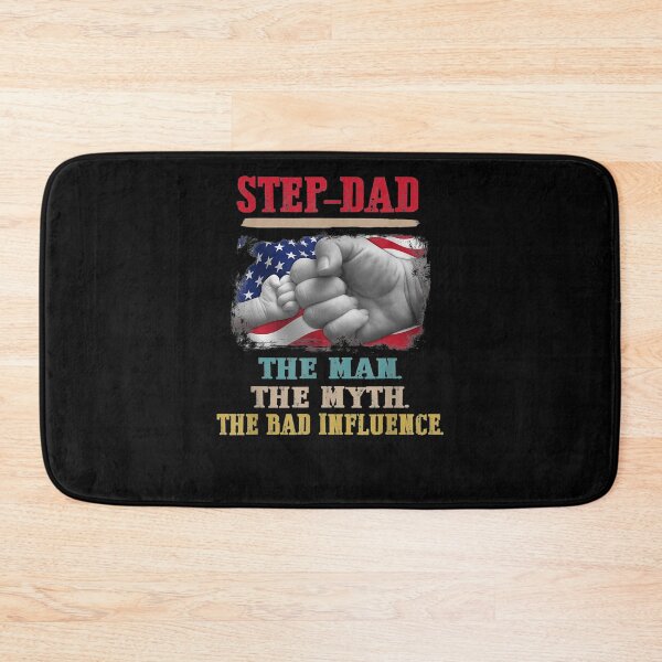 Item preview, Step Dad The Man The Myth The Bad Influence Flag Father Day  designed and sold by sheilase.