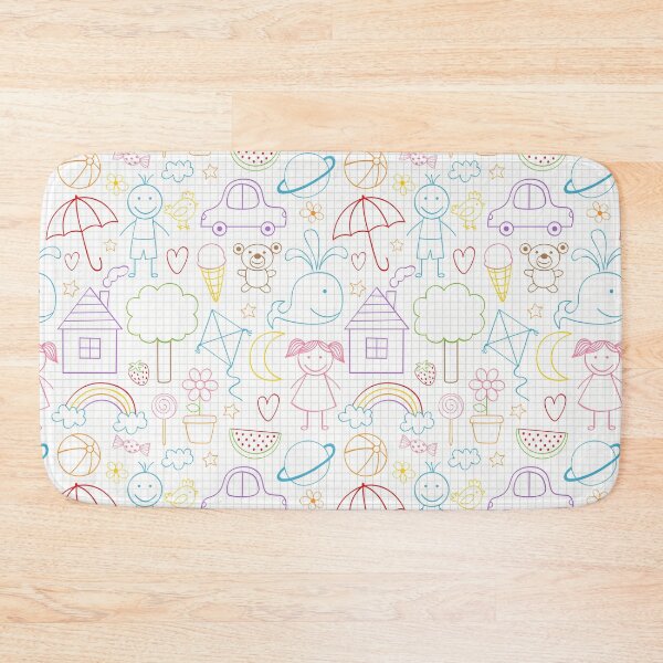 Item preview, Cute Kids Drawing designed and sold by PatternTale.