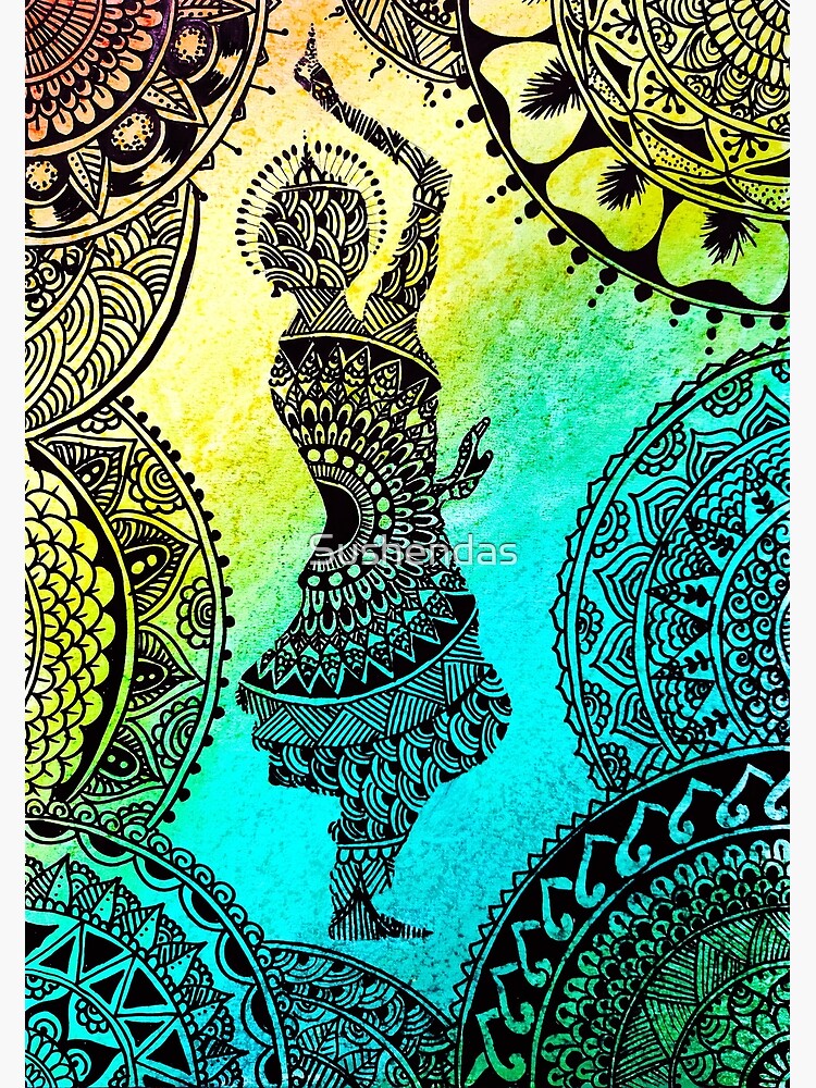 Outsider hotsell | Mandala Dance Painting | Canvas Print