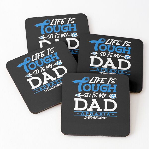 Item preview, Brave I Dad I Life Is Tough I Apraxia Awareness  designed and sold by sheilase.