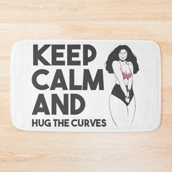Item preview, Keep Calm And Hug The Curves designed and sold by BigGirlsareSexy.
