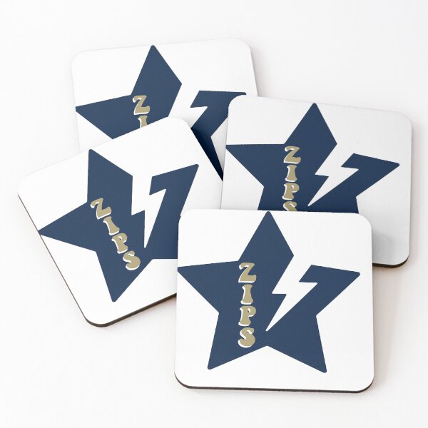 Item preview, Akron Zips Star Lightning Sticker designed and sold by Ngp1.