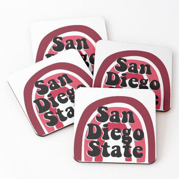 Item preview, San Diego State Aztecs Rainbow Sticker designed and sold by Ngp1.