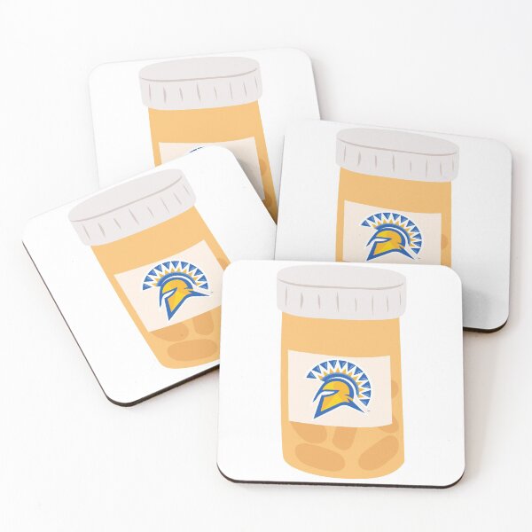 Item preview, SJSU San Jose State Spartans Pill Bottle Sticker designed and sold by Ngp1.