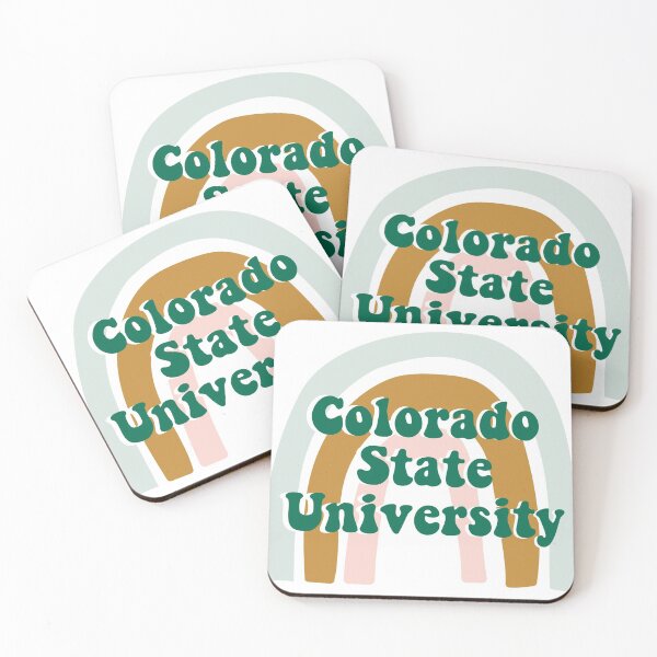 Item preview, Colorado State Rainbow Neutrals Sticker designed and sold by Ngp1.
