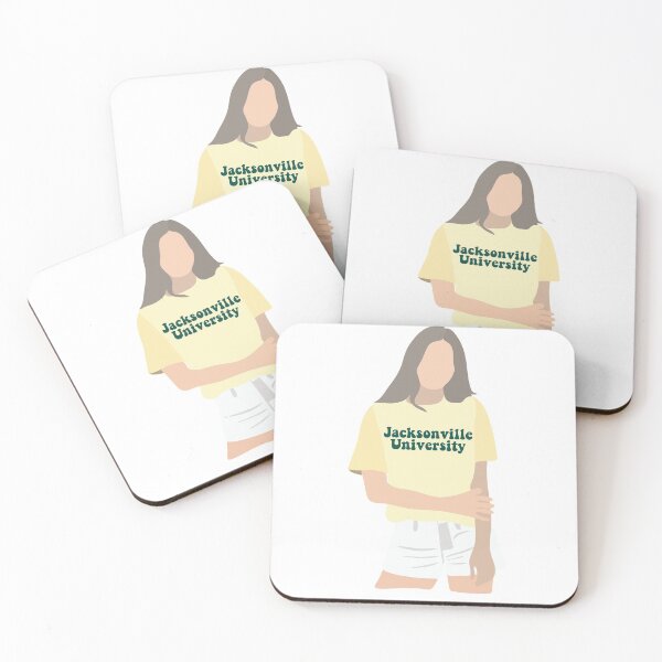 Item preview, Jacksonville U JU Shirt Girl Sticker designed and sold by Ngp1.