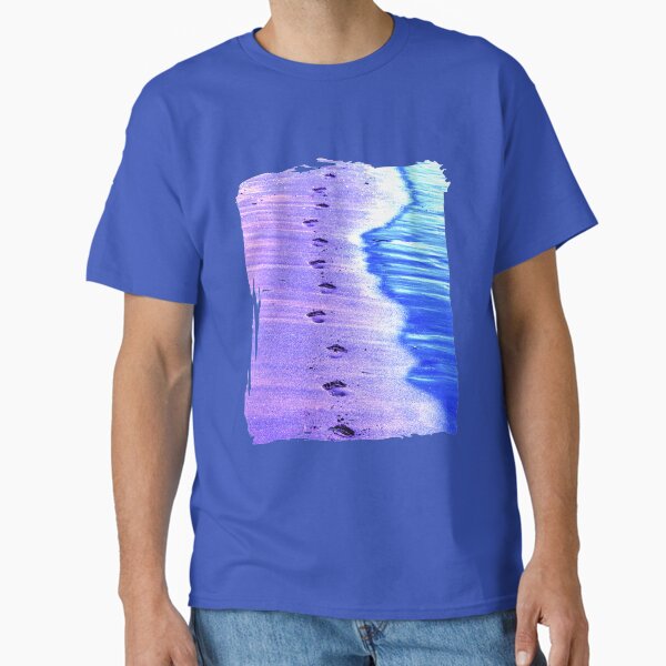 Fußabdrücke im Sand Classic T-Shirt