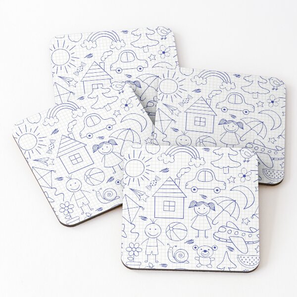 Item preview, Cute Kids Drawing designed and sold by PatternTale.