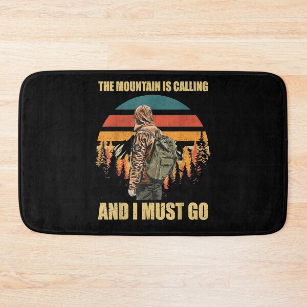Item preview, Vintage Retro Mountain Is Calling I Must Go Camper  designed and sold by sheilase.