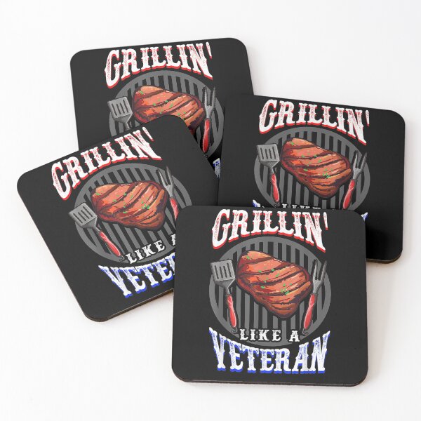 Item preview, Grillin Like A Veteran 4th July Independence Bbq  designed and sold by sheilase.
