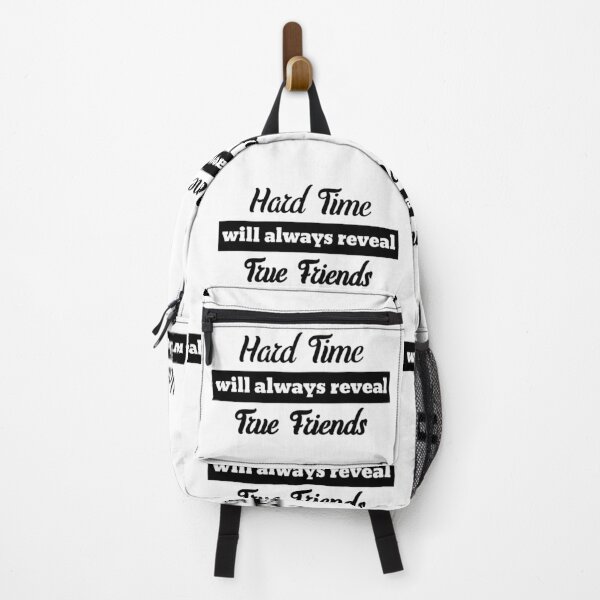 Item preview, friendship quote-hard time will always reveal true freinds -best gift for best freind with expresseive quote designed and sold by Troy G Perez.