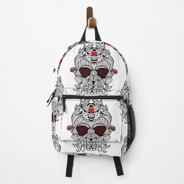 Item preview, Black white and red Sugarskull design designed and sold by Constant Readers.