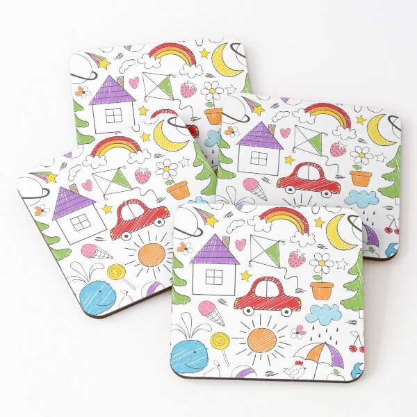 Item preview, Cute Kids Drawing designed and sold by PatternTale.