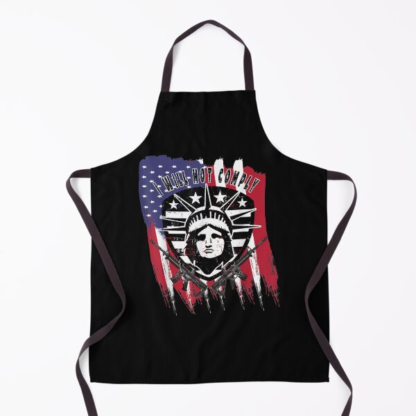 Item preview, I Will Not Comply Vintage American Flag Statue Of Liberty designed and sold by sheilase.