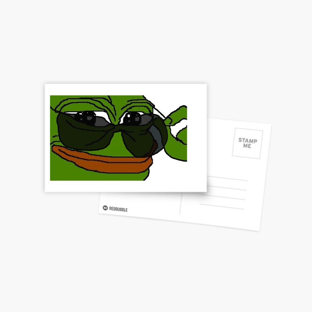 the rock sunglasses eyebrow meme Postcard for Sale by kamilesz