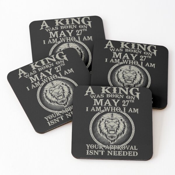 Item preview, Mens A King Was Born On May 27th I Am Who I Am  designed and sold by sheilase.