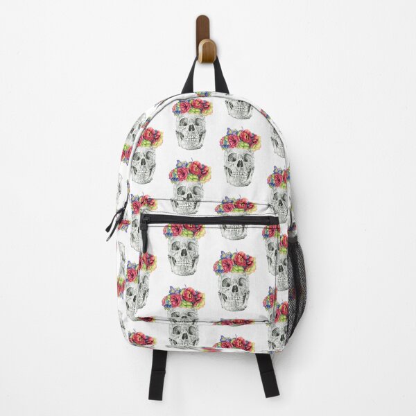Item preview, Floral Skull designed and sold by CanvasandCopper.