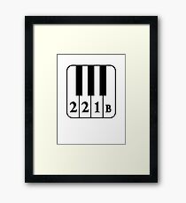 221 B Natural Framed Print