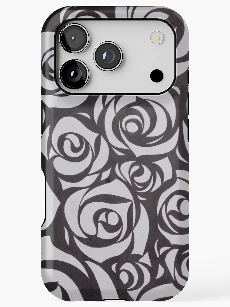 Thumbnail 1 of 4, iPhone Case, Hypnotic Roses designed and sold by RissaDD.