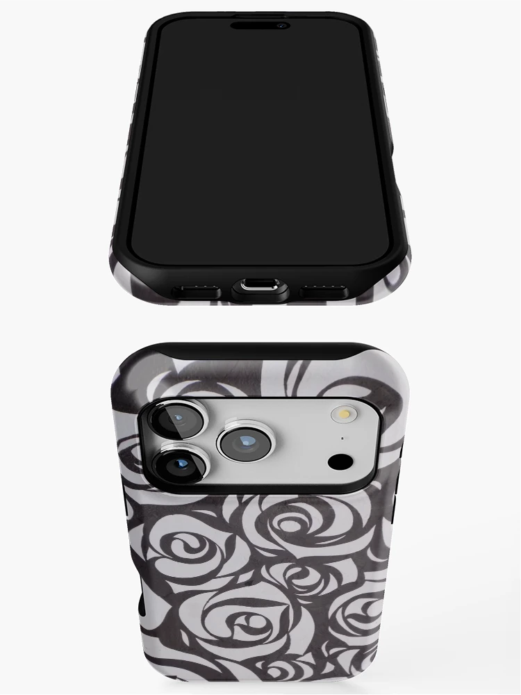 Thumbnail 3 of 4, iPhone Case, Hypnotic Roses designed and sold by RissaDD.