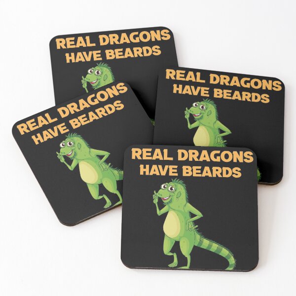 Item preview, real dragons have beards. cool reptiles, Bearded Dragon Owner gifts designed and sold by DANT-shirts.